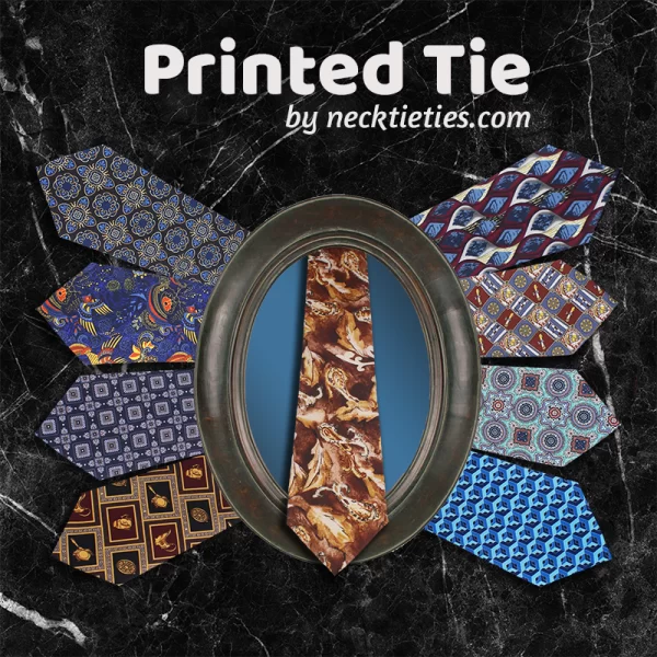 Wholesale Various pattern 100% Polyester Printed tie by NecktieTies