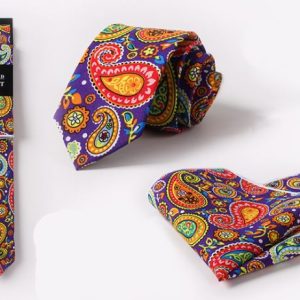 Pocket Square Slim Skinny Mens Silk Tie